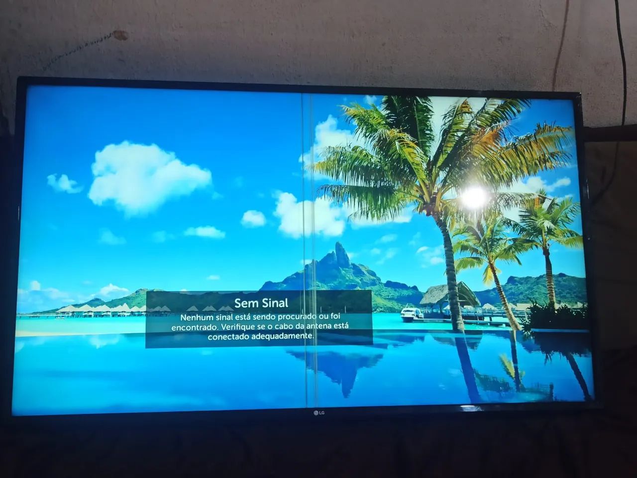 Tv 49 polegadas smart 4k LG funcionando tudo perfeitamente com controle deta como esta - Foto 3