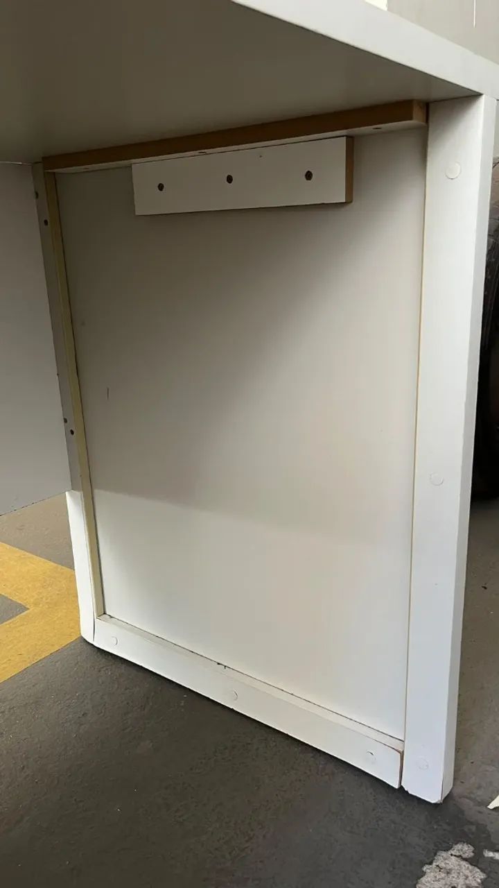 Mesa de escritório Branca mdf - Foto 4
