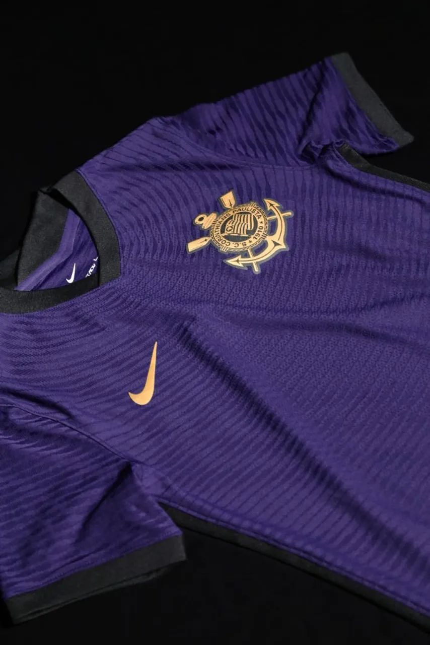 2 Camisas Corinthians branca e roxa  - Foto 2