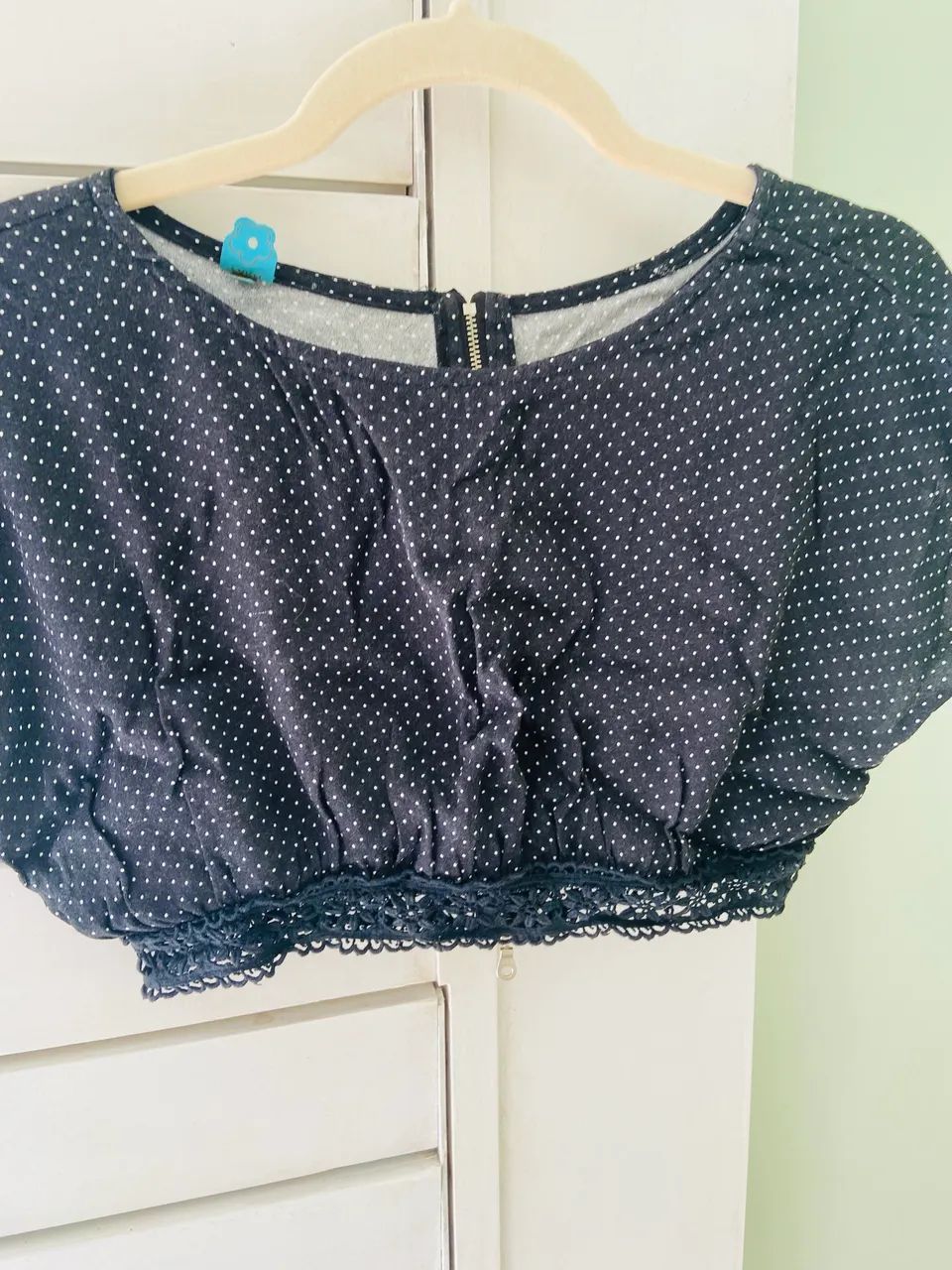 Blusa Farm poá P - Foto 4