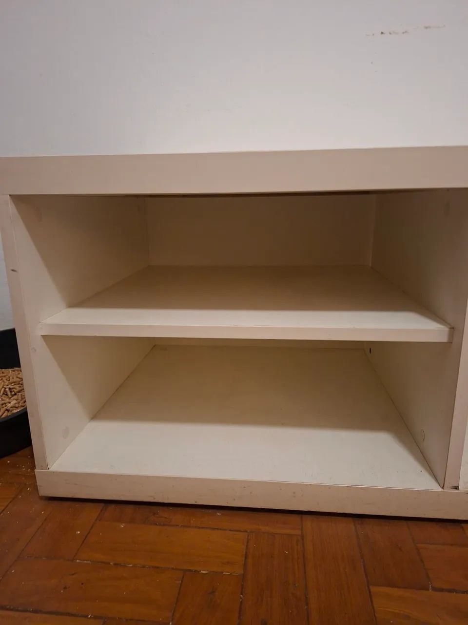 rack de madeira branco - Foto 5