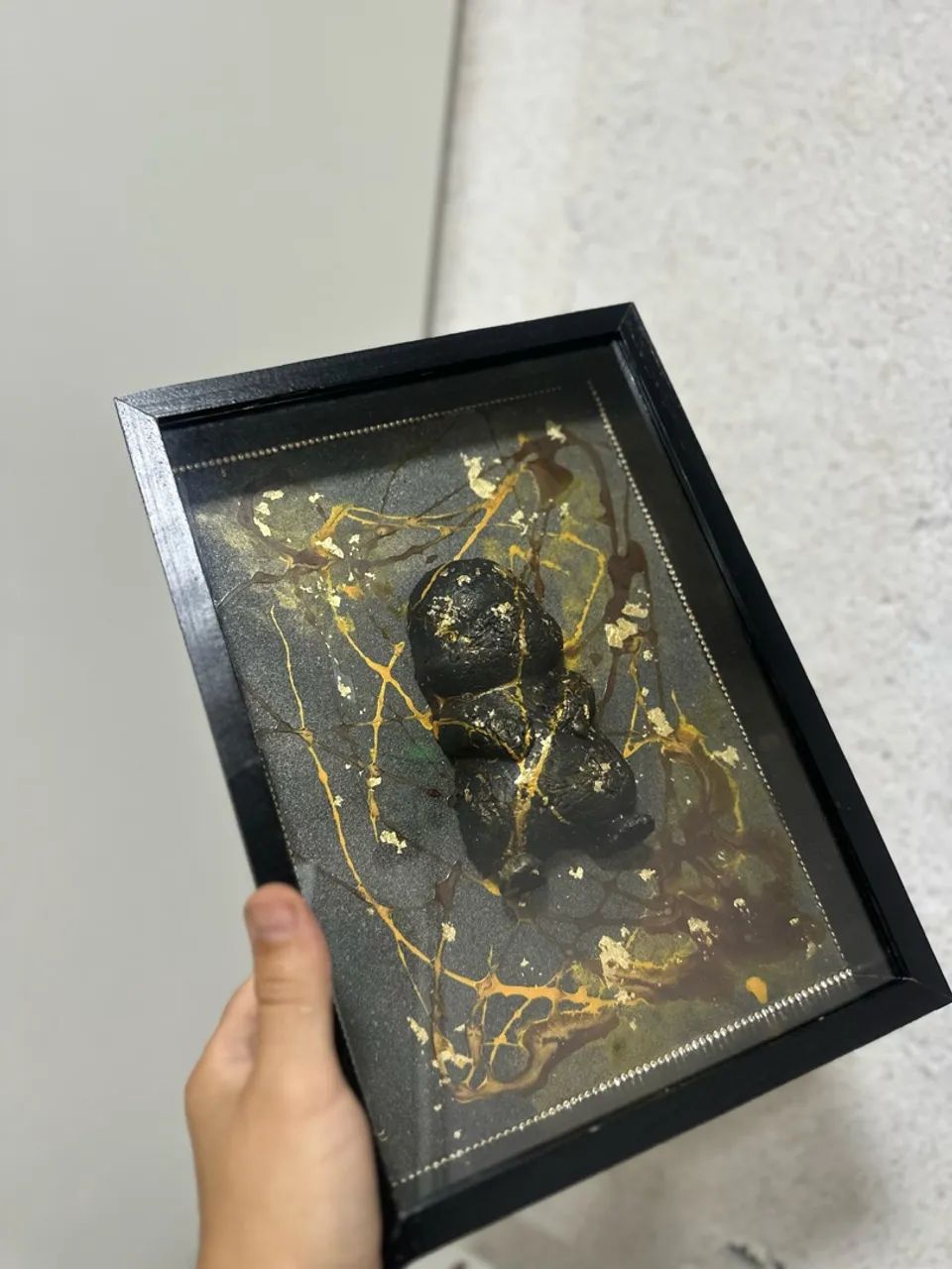 Placa decorativa em 3D do Pikachu 