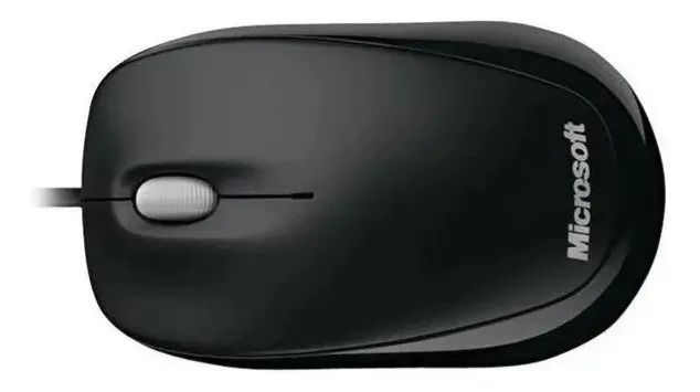 Mouse Microsoft Wired 500 Usb U81-00010 - Preto - Foto 2