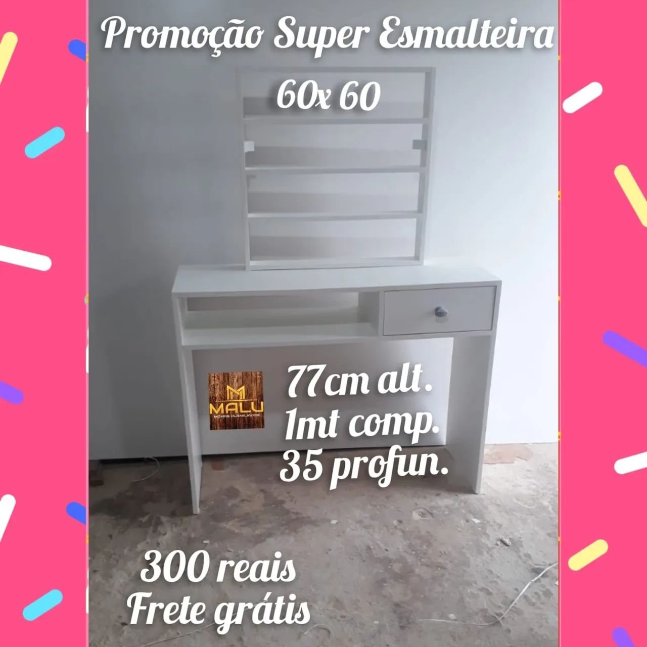 Promoção kit esmalteira 
