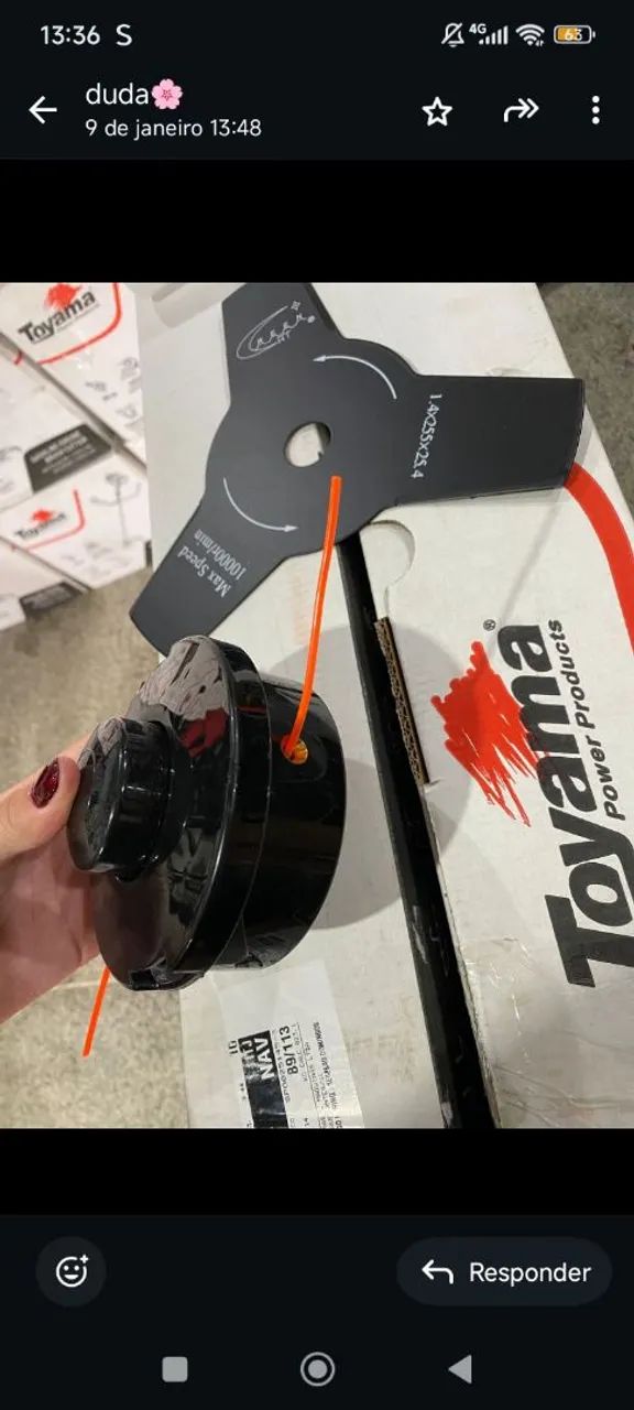 roçadeira a gasolina - Foto 3