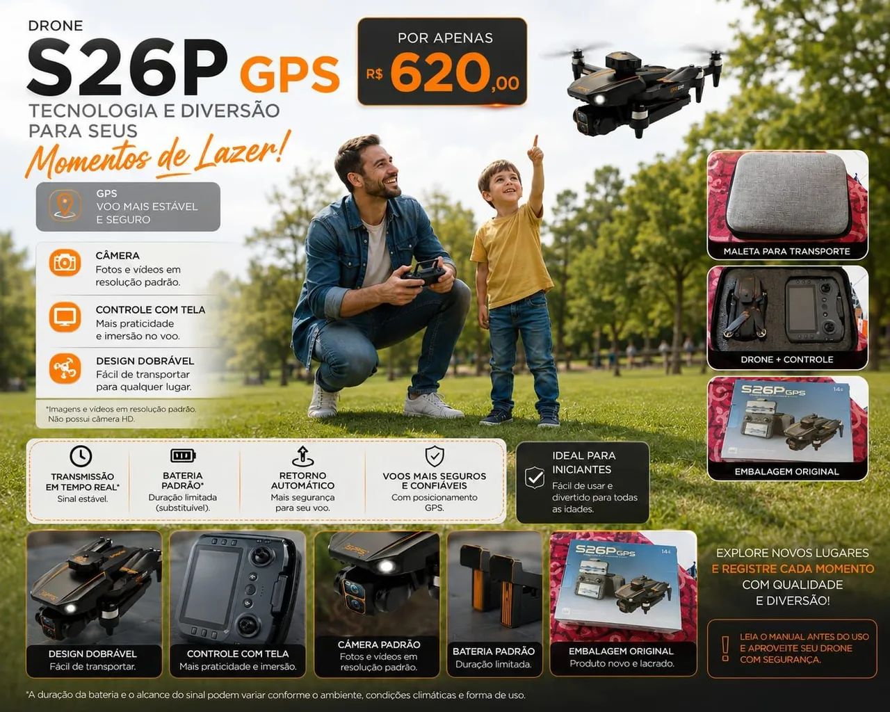 Drone S26P GPS