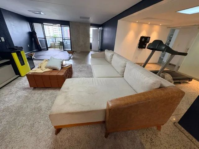 Sofá grande de canto com chaise 3,30 m - Foto 2