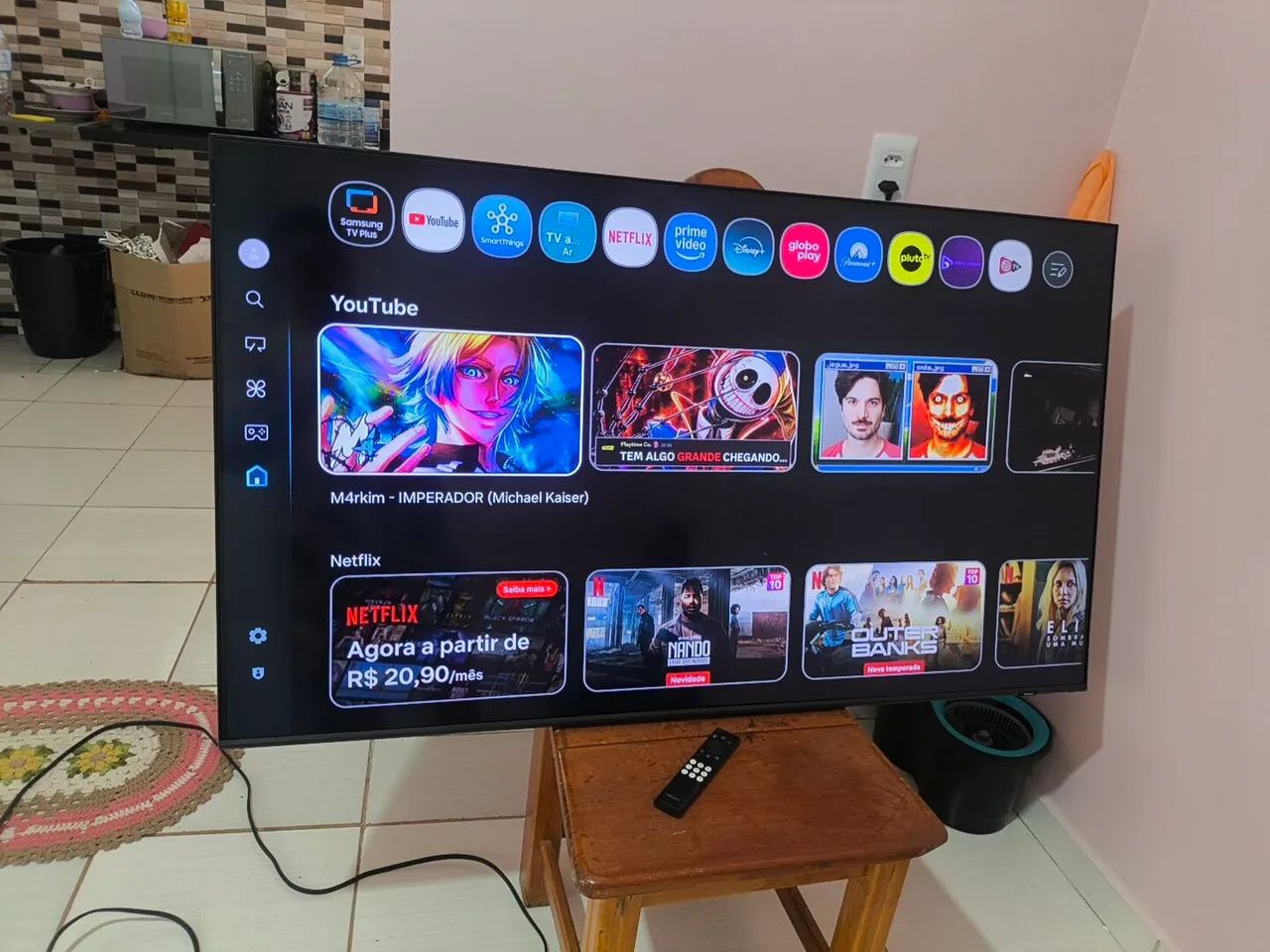 Tv Smart 55 Polegadas 4k SAMSUNG QLED 