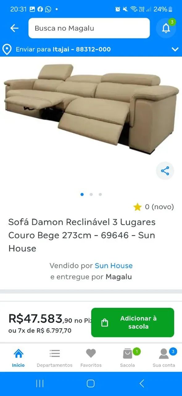 Sofá couro legítimo  - Foto 5