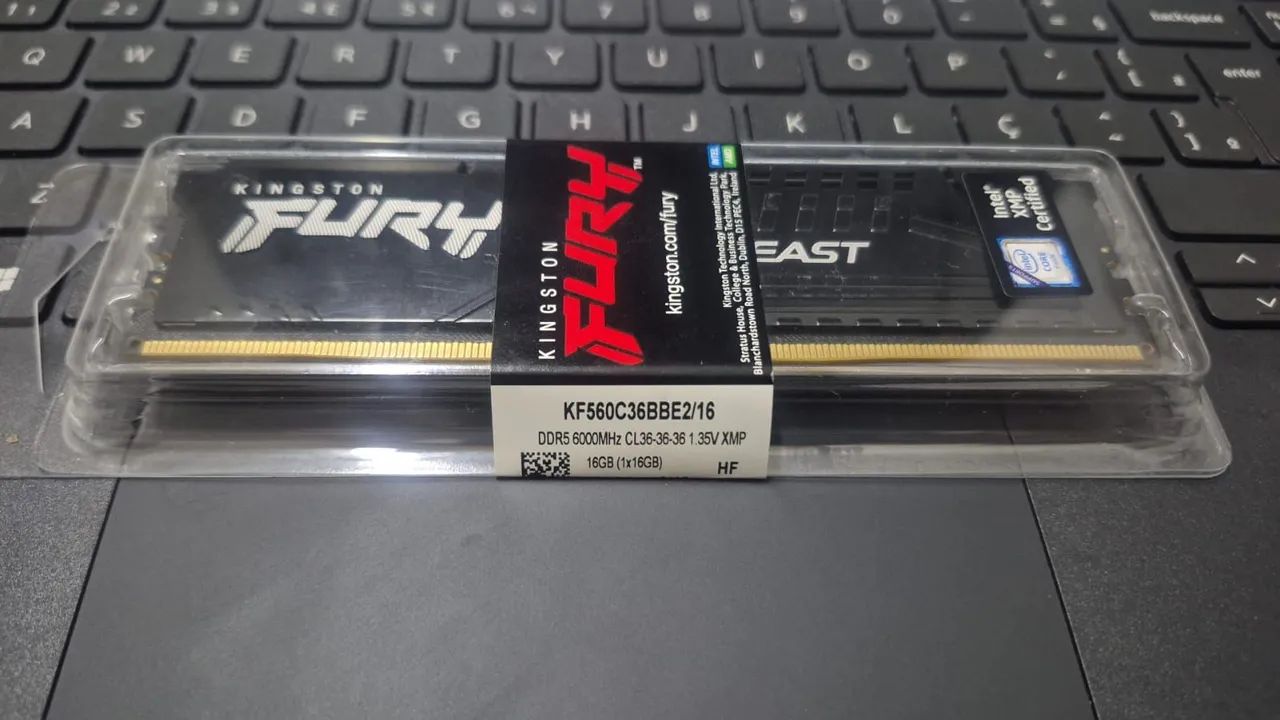 Memória RAM 16GB DDR5