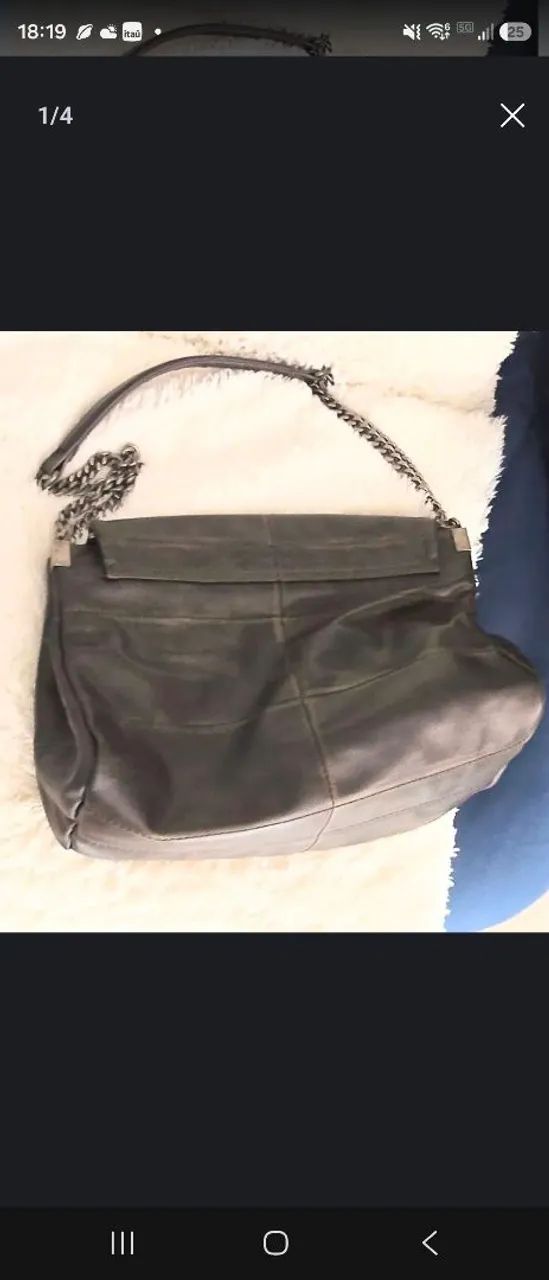 Bolsa de ombro Zara R$ 50 - Foto 3