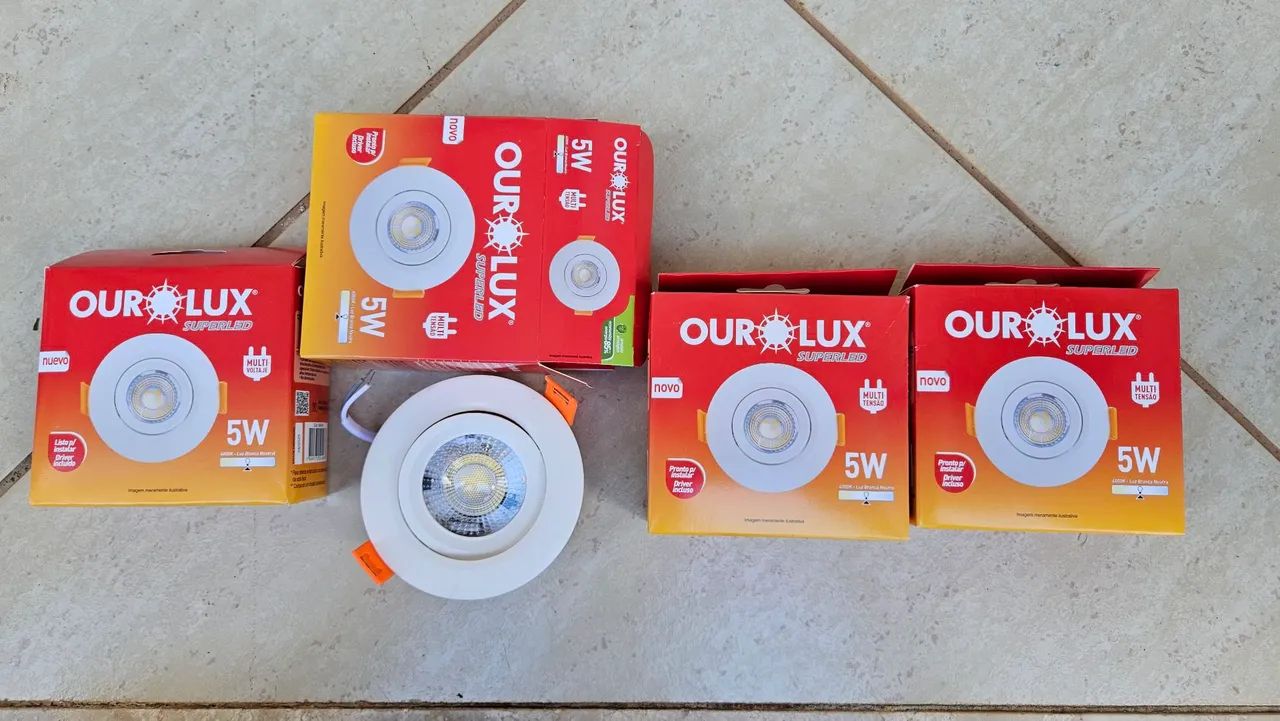 Spot led 5w ourolux - Foto 2