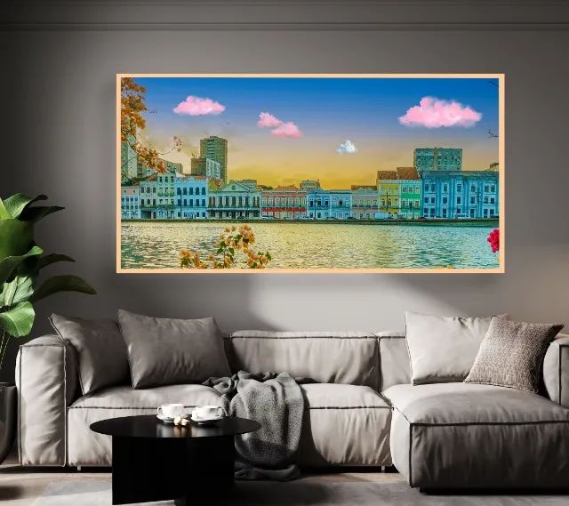 QUADRO BELA RUA DA AURORA 1,50x80 - Foto 2