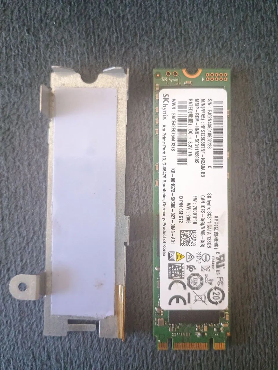 SSD M2 sata 128gb SK HYNIX