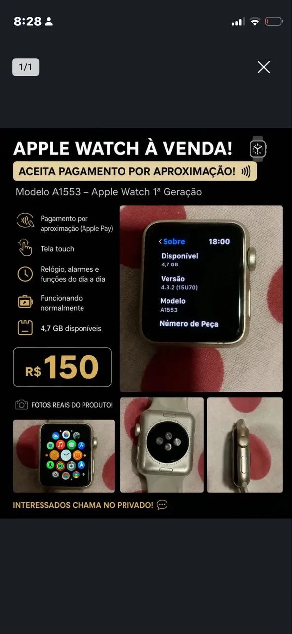 Apple Watch à venda  - Foto 2