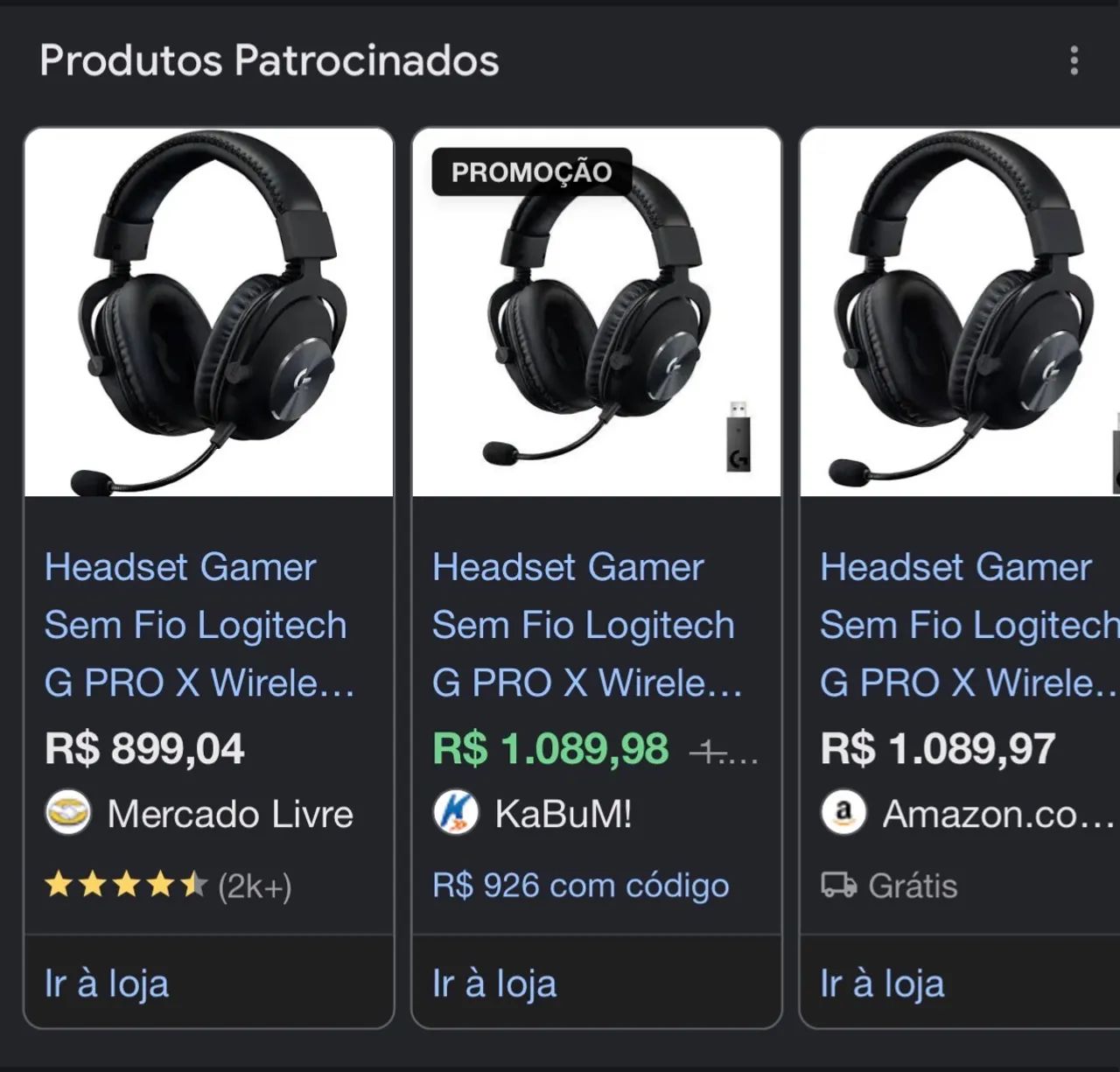 (SEM MICROFONE) Headset Gamer Sem Fio Logitech G PRO X Wireless LIGHTSPEED - Foto 3