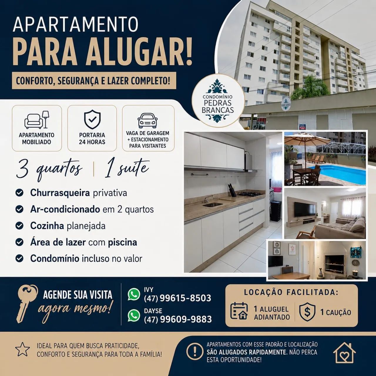 Alugo AP 2quartos +1suite