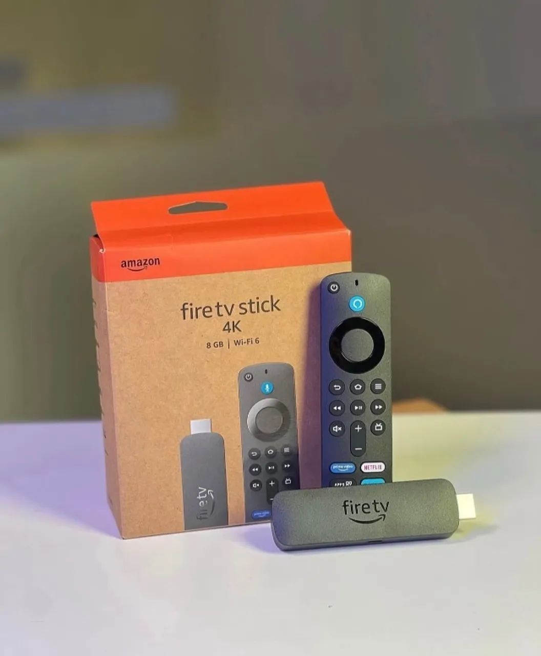 Fire Stick 4K - Transforme sua TV em Smart TV de Extrema qualidade 4k de Cinema 