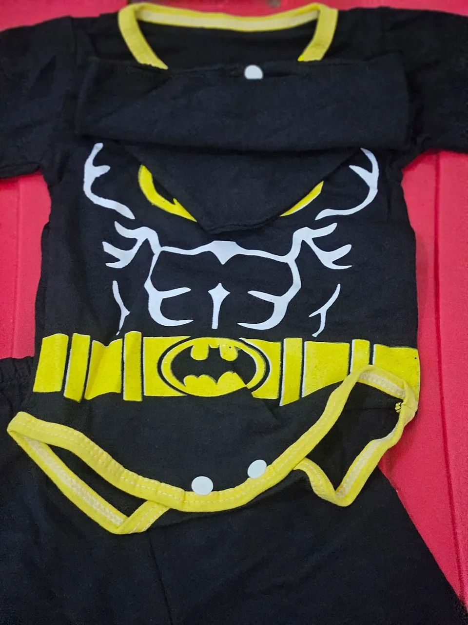 Kit conjunto poderoso para Bebê- 04 meses. Homem Aranha e Batman - Foto 5