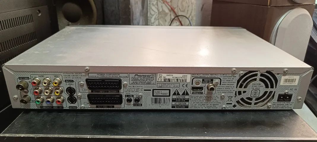 Dvd Recorder Pioneer Dvr-555h Travado Na Função Power On PARA ARRUMAR - Foto 4