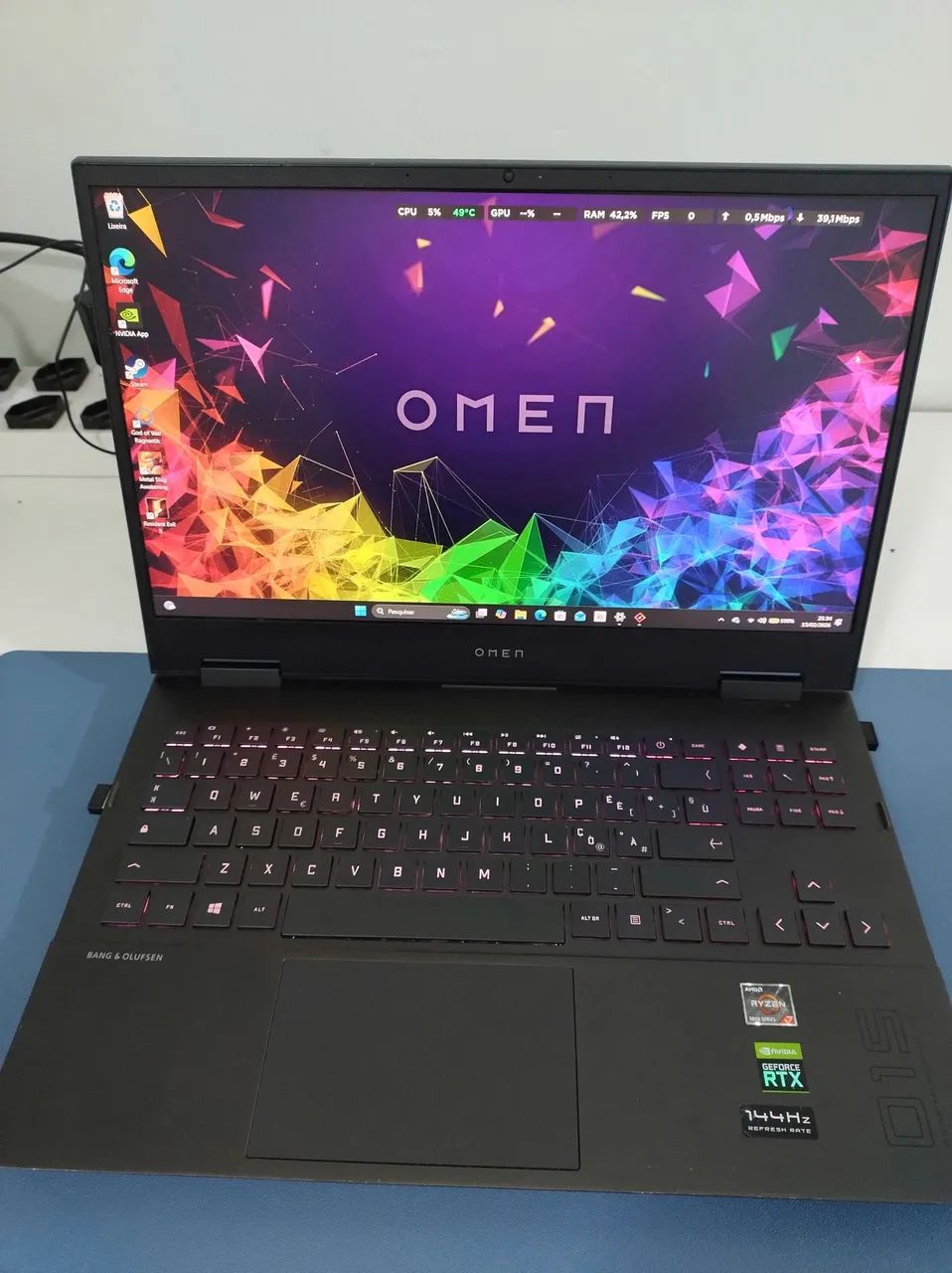 Notebook gamer Hp omem rtx 3070/ 2 terá mvme  - Foto 4