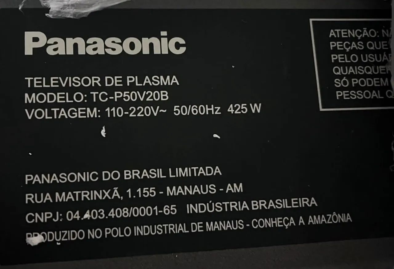TV Panasonic - plasma 50 polegadas  - Foto 4