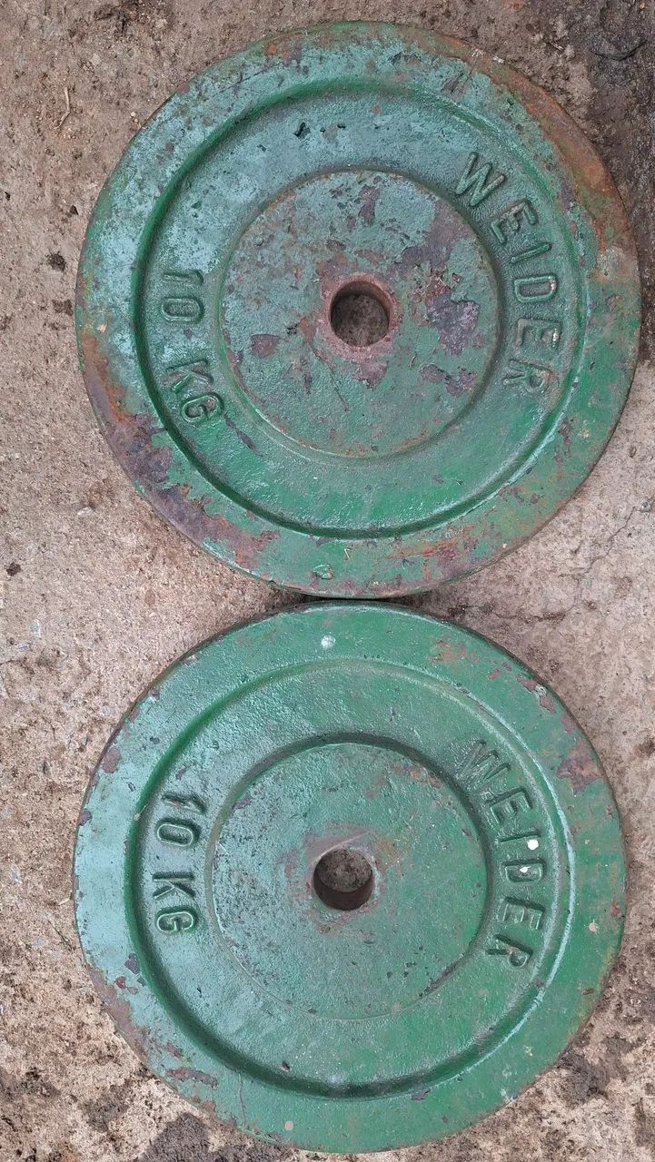 2 anilhas de 10kg cada  - Foto 2