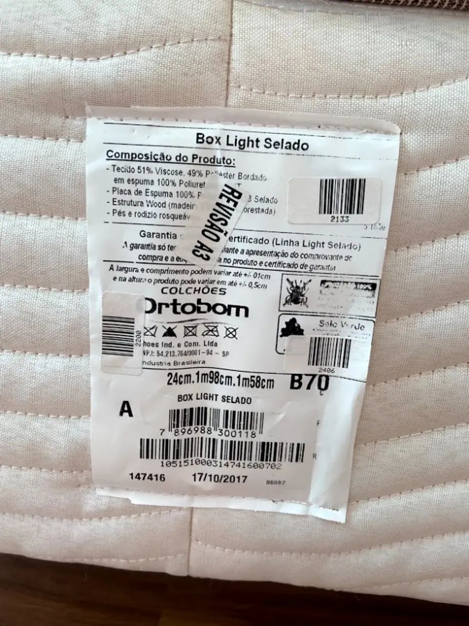 Cama Queen Ortobom Diplomatas Molas Ensacadas com base - Foto 5