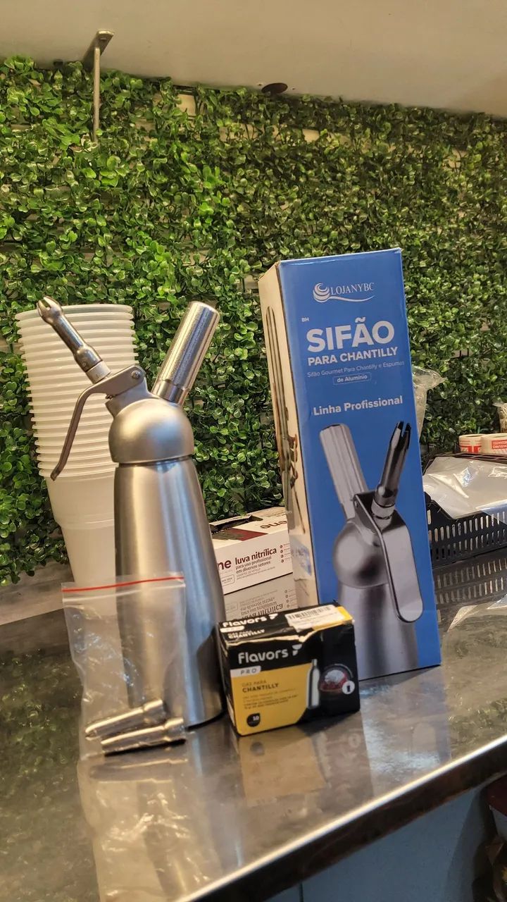 Sifão para chantily 