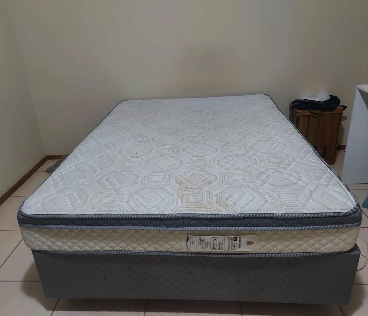Cama box de casal e colchão  - Foto 2