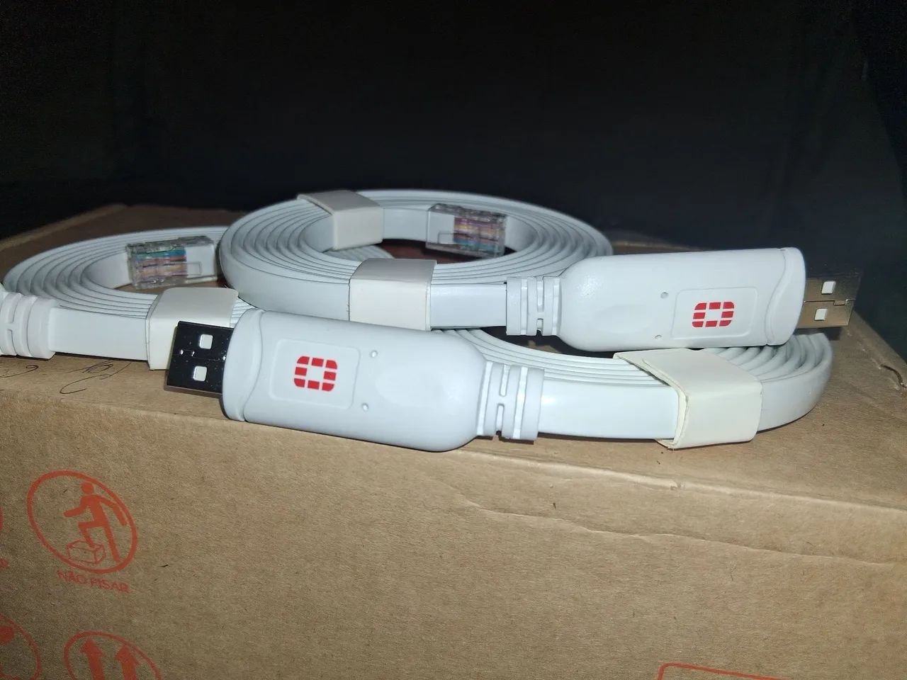 Cabo Console Original Fortinet USB - RJ45 - Foto 2