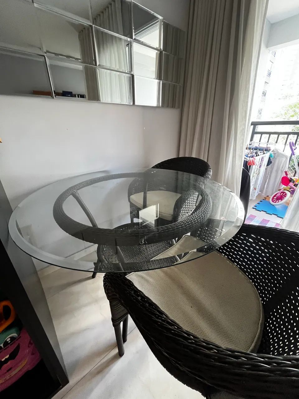 Conjunto mesa e cadeira para varanda piscina  - Foto 5