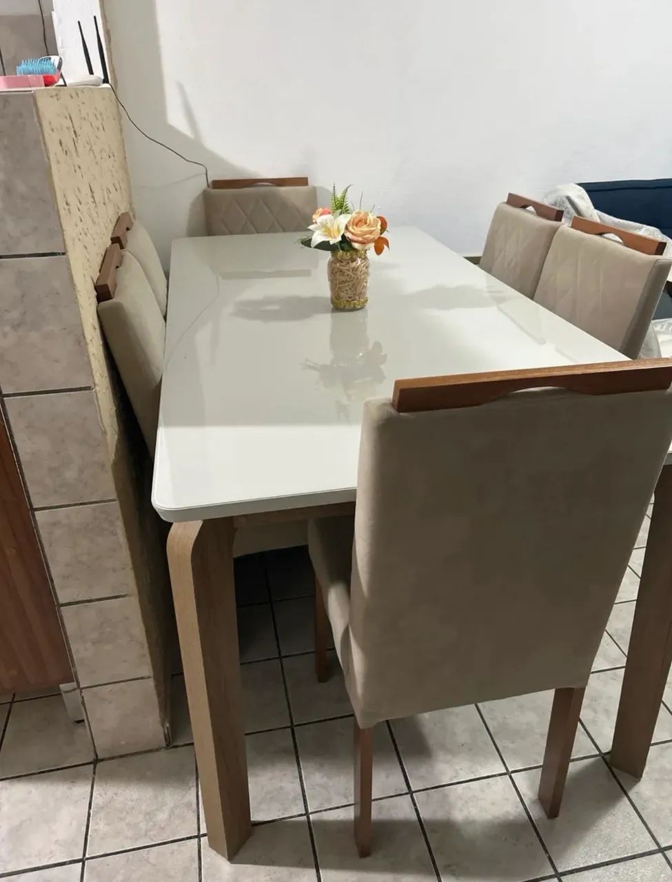 Mesa de jantar com 6 cadeiras  - Foto 2
