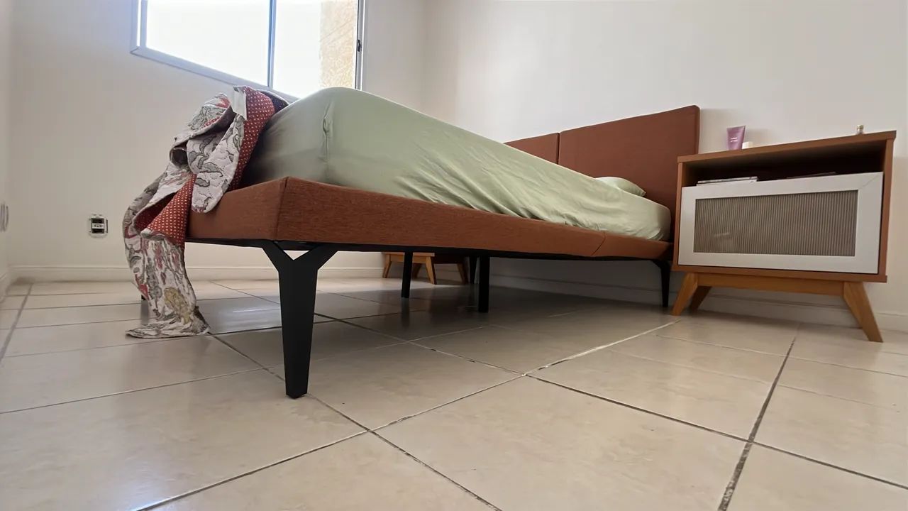 Base Box Cama Japonesa Marrom  - Foto 3