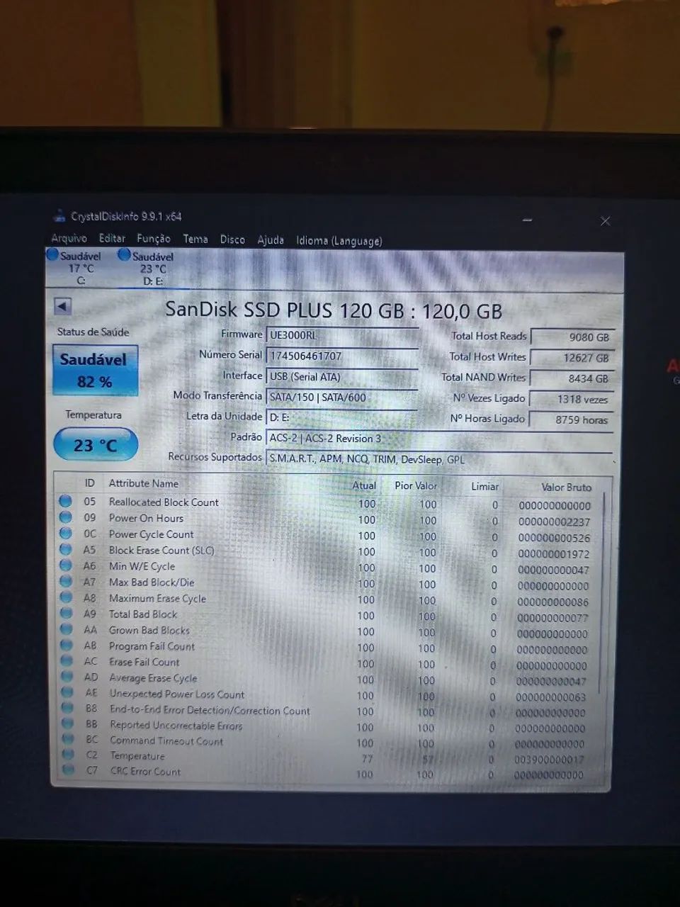 SSD 120GB SanDisk  - Foto 3