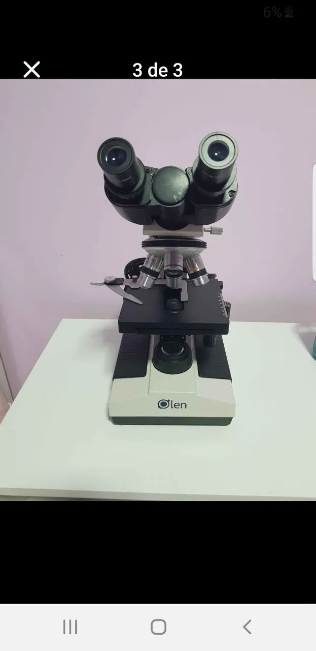 Microscópio óptico binocular  - Foto 2