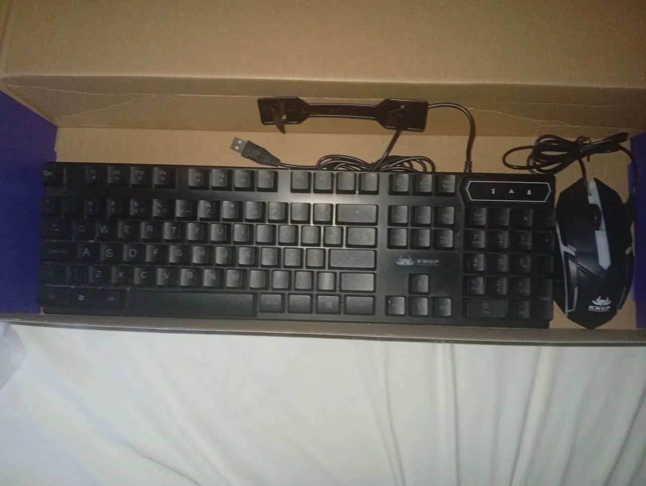 Teclado e mouse gamer 