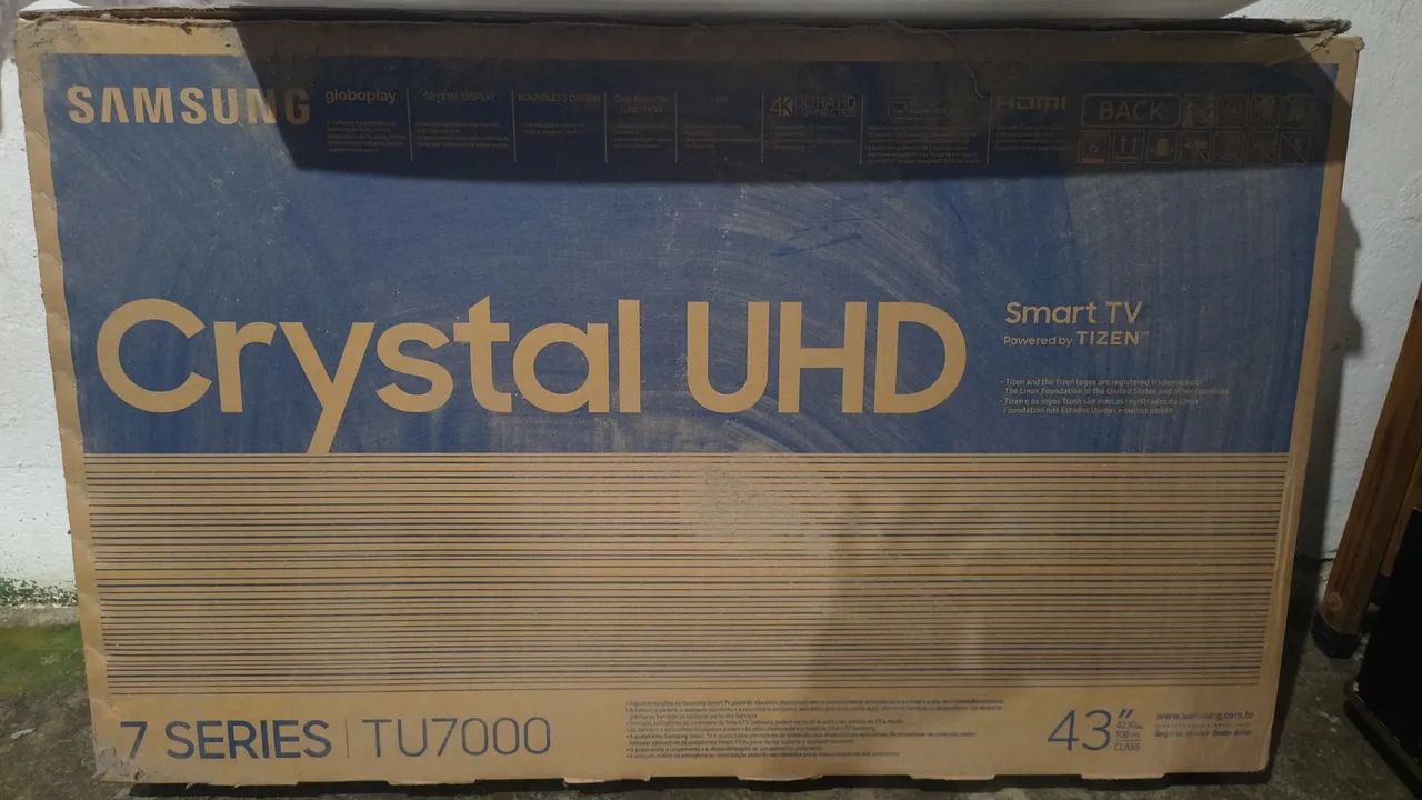Tv Samsung cristal 43 4k seminova
