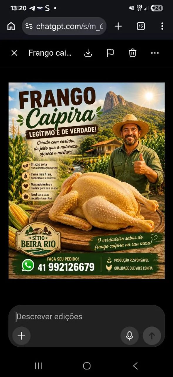 Frangos Caipiara Legítimo ?
