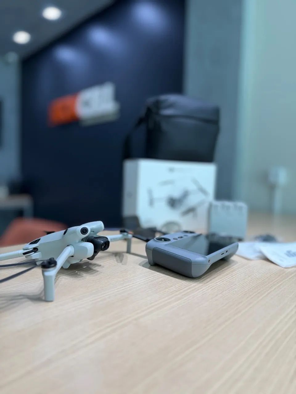 Drone Mini 4 Pro Fly More Combo Seminovo Garantia de Loja 
