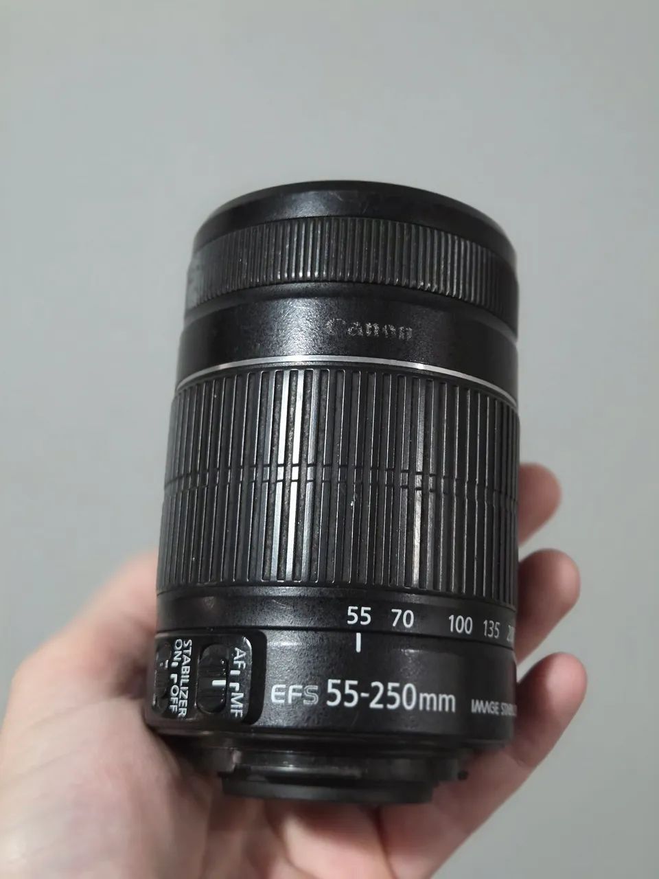 Lente canon 55-250mm com estab