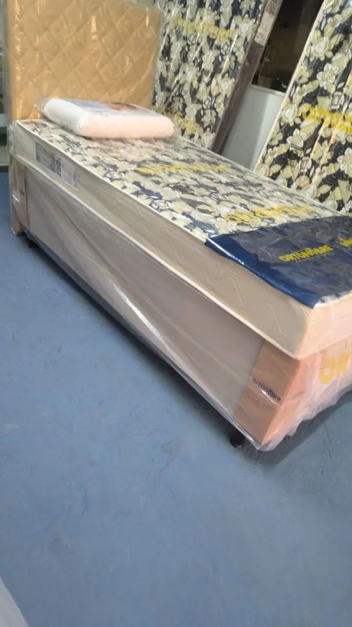 Cama box de solteirão com colchão D45 de 17 cm  - Foto 2