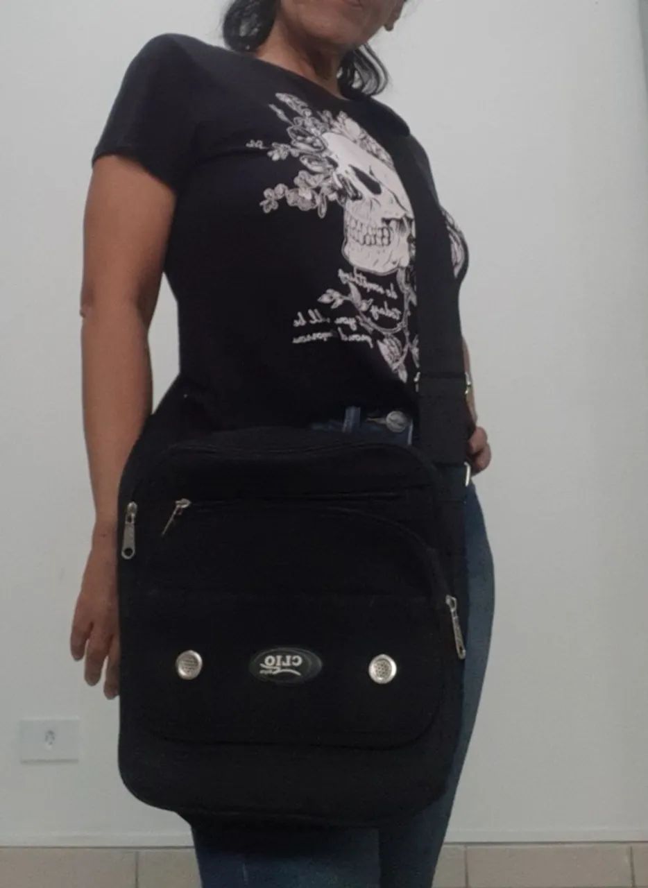 bolsa em lona, transversal média - Foto 3
