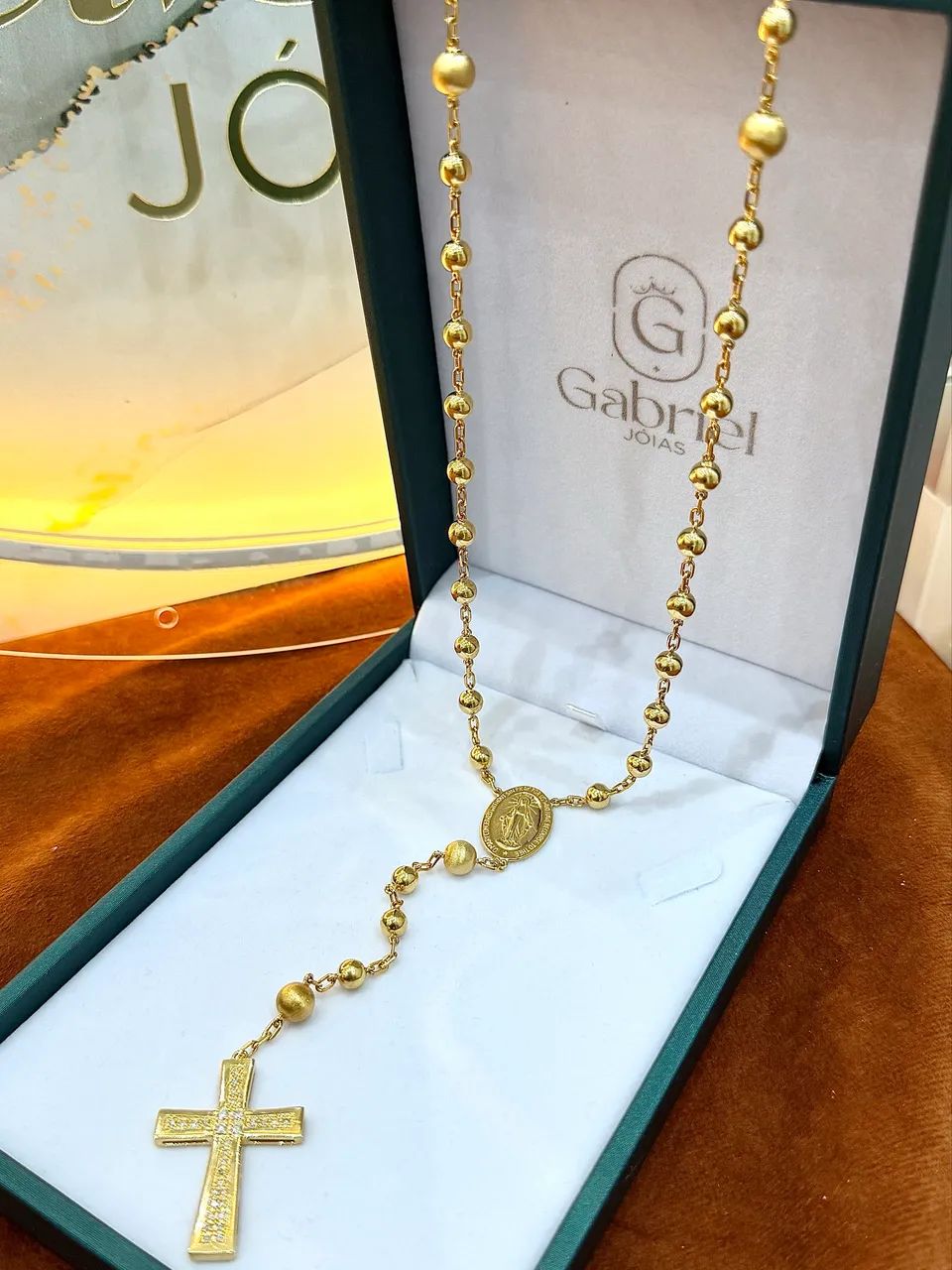 Cordão de ouro com 38.1g maciço ( LOJA FÍSICA ) - Foto 3