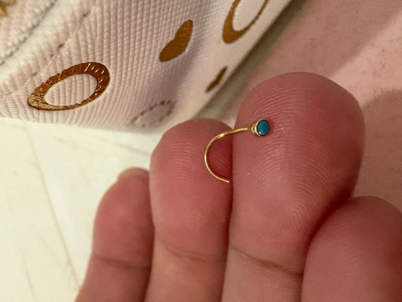 Piercing de ouro  - Foto 4