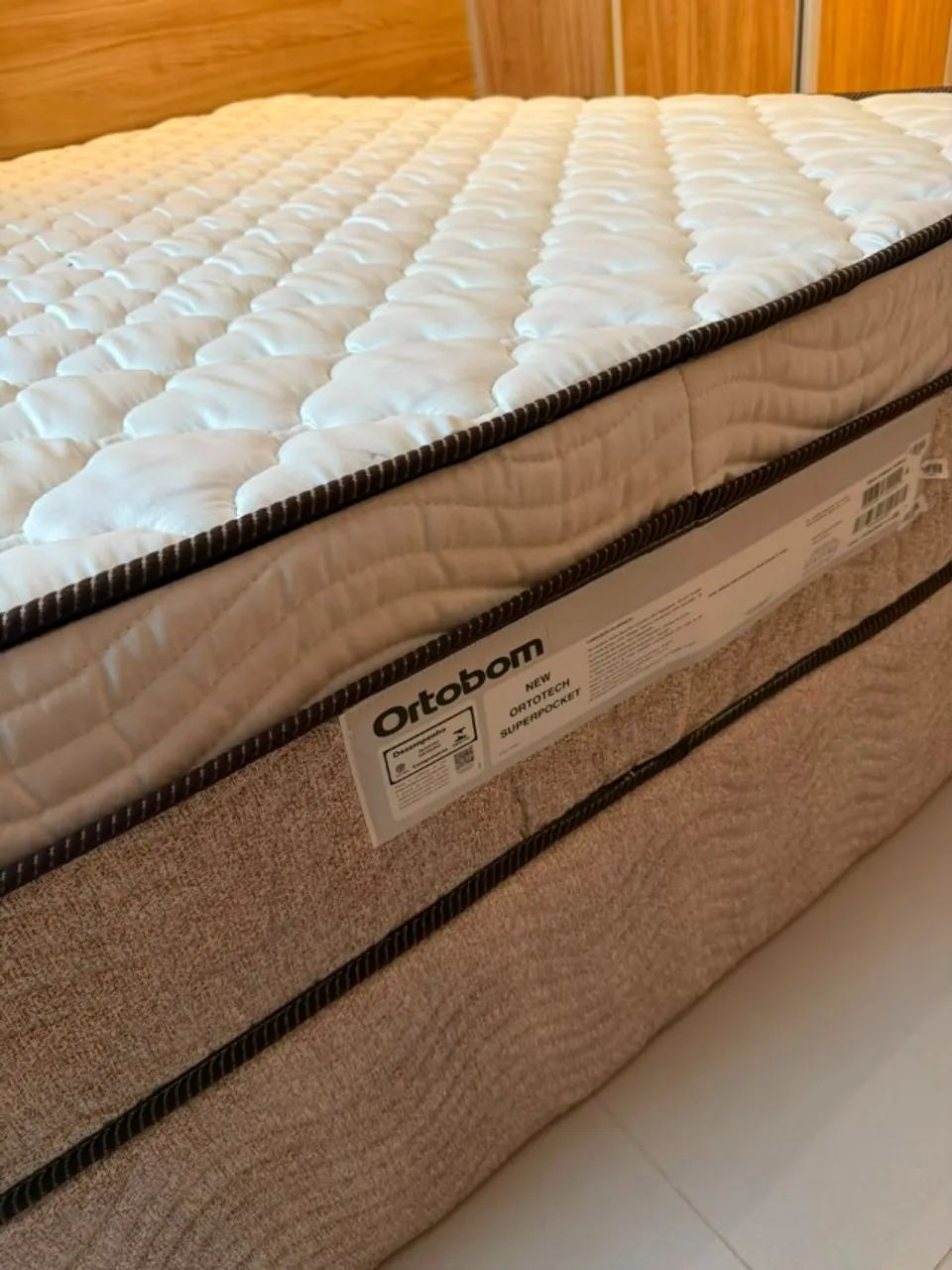 Cama + Box (Ortobom) - Praticamenteo Zero! - Foto 2