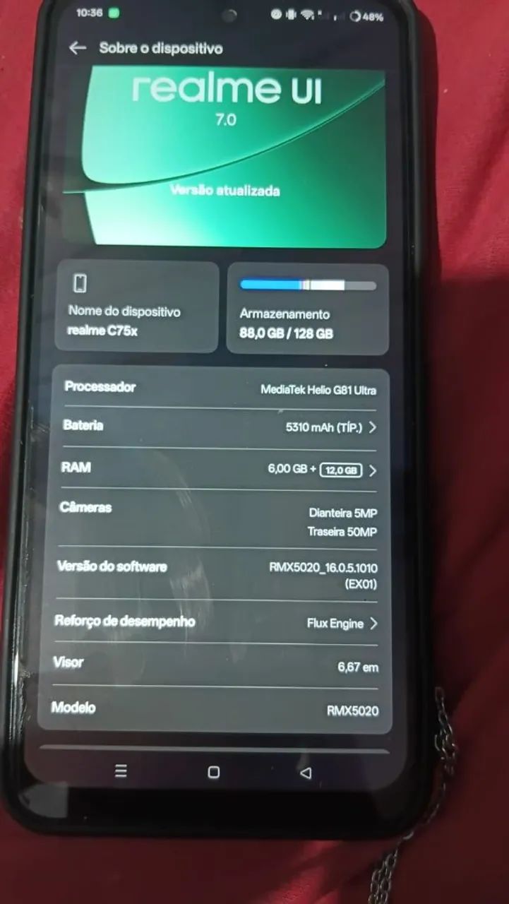 Vendo Realme c75x com documento - Foto 2