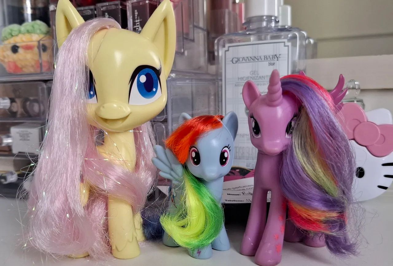 Lpte My Little Pony + 3 Pôneis e acessórios