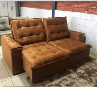 Sofá Reclinavel Espuma D33 2,30cm - Entregamos! - Foto 3