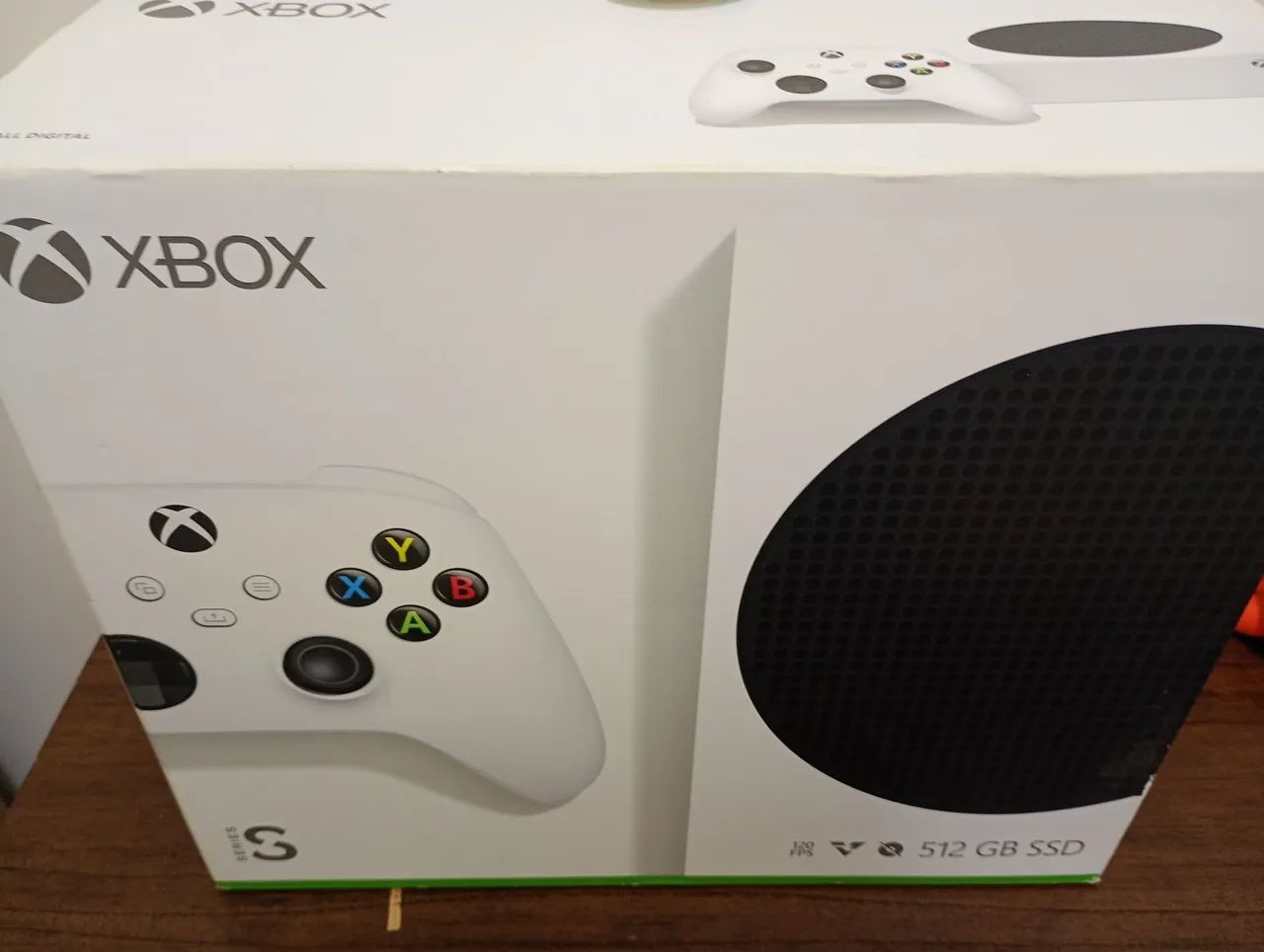 Caixa de Xbox séries S 